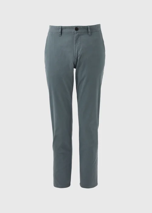 Blue Straight Fit Chinos - 30 Waist Regular Image 5