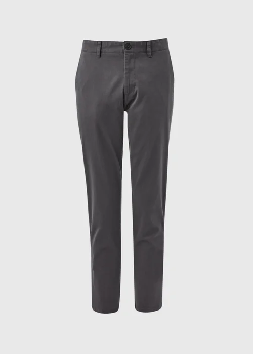 Grey Straight Fit Chinos - 30 Waist Regular Image 4