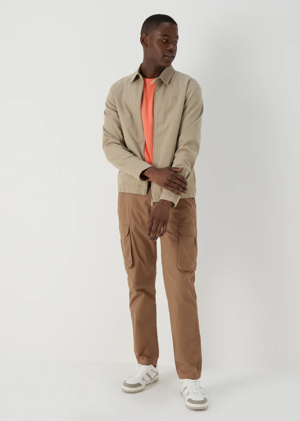 Brown Cargo Trousers - 30 Waist Regular Image 4