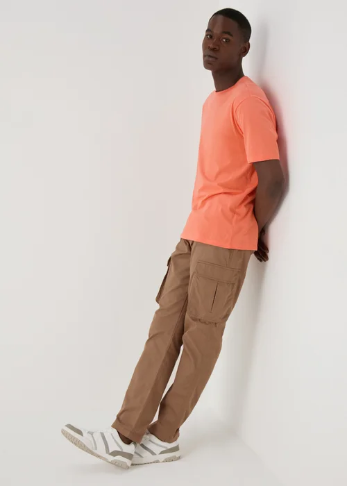Brown Cargo Trousers - 30 Waist Regular Image 1