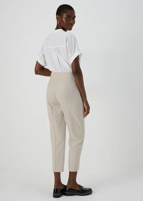 Et Vous Beige Tapered Trousers - 8 Image 2