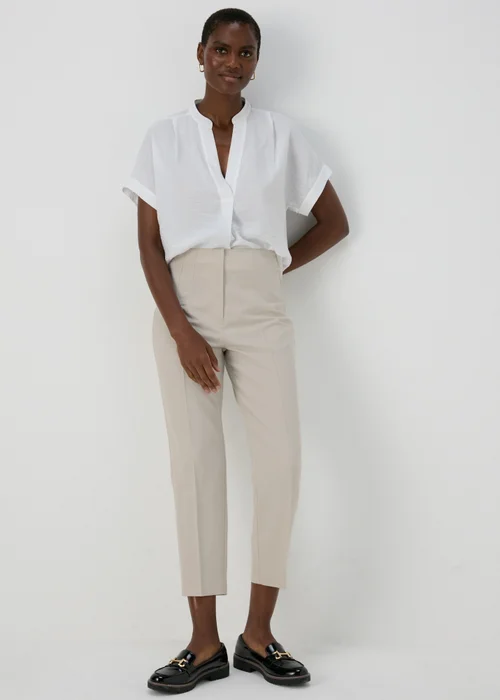 Et Vous Beige Tapered Trousers - 8 Image 1