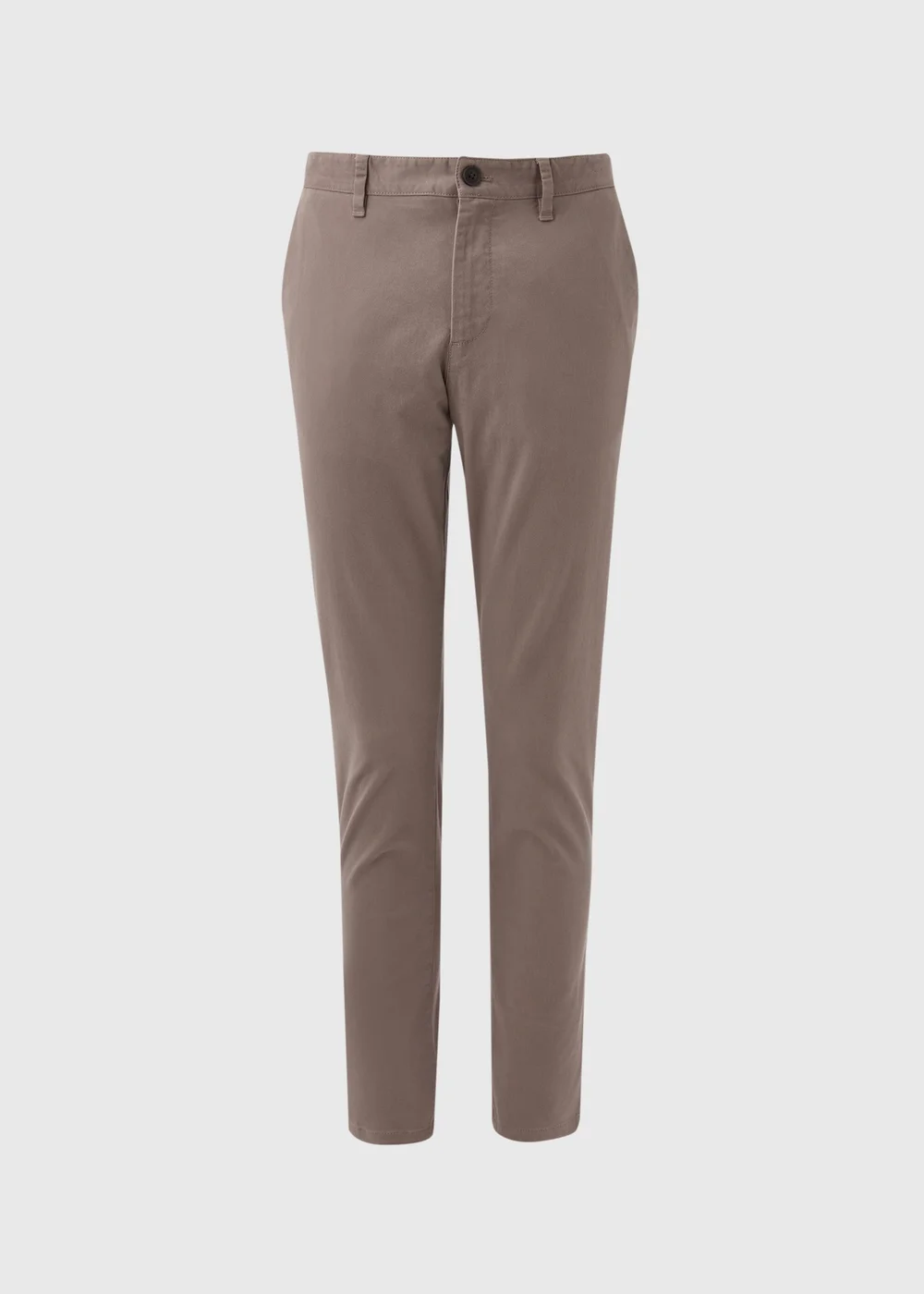 Brown Slim Fit Chinos - 30 Waist Regular Image 5