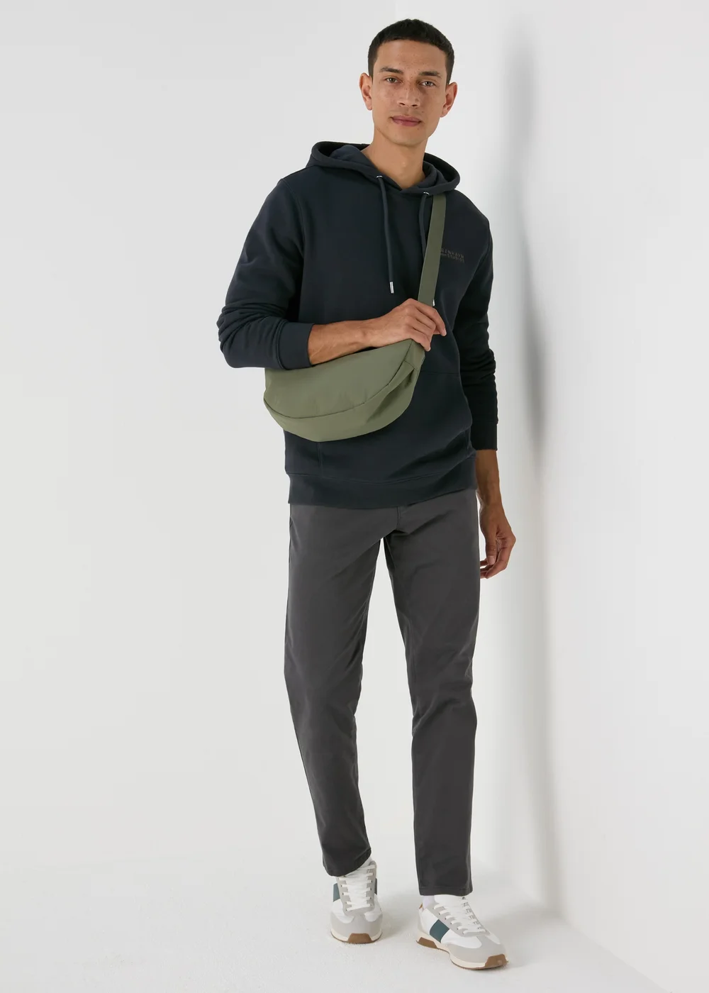Grey Slim Fit Chinos - 30 Waist Regular Image 4