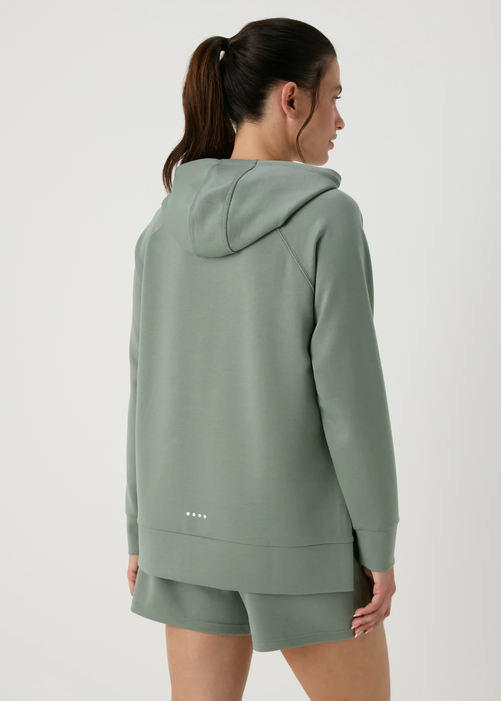 Souluxe Green Longline Hoodie - S Image 2