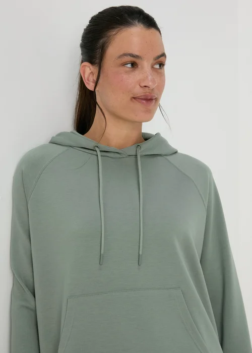 Souluxe Green Longline Hoodie - S Image 3