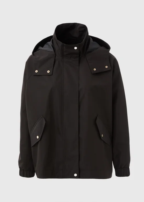 Black Mid Length Mac Coat - 8 Image 5
