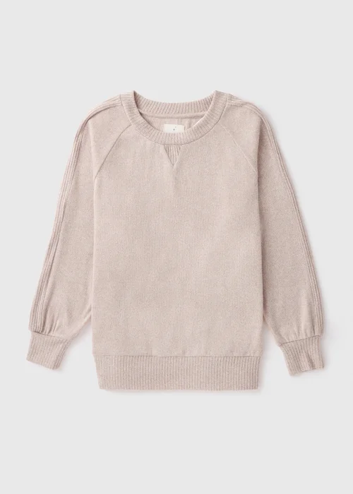 Mink Soft Ribbed Pyjama Top - Extra small Image 4