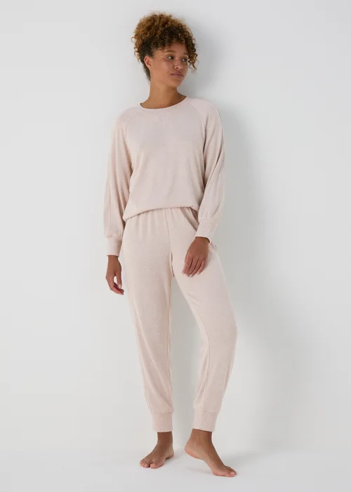 Mink Soft Ribbed Pyjama Bottoms - Extra small Image 1