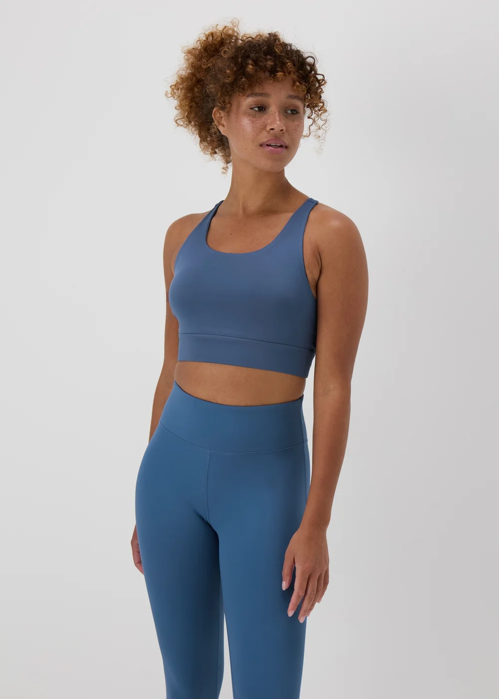 Souluxe Blue Sports Crop Top - Small Image 3