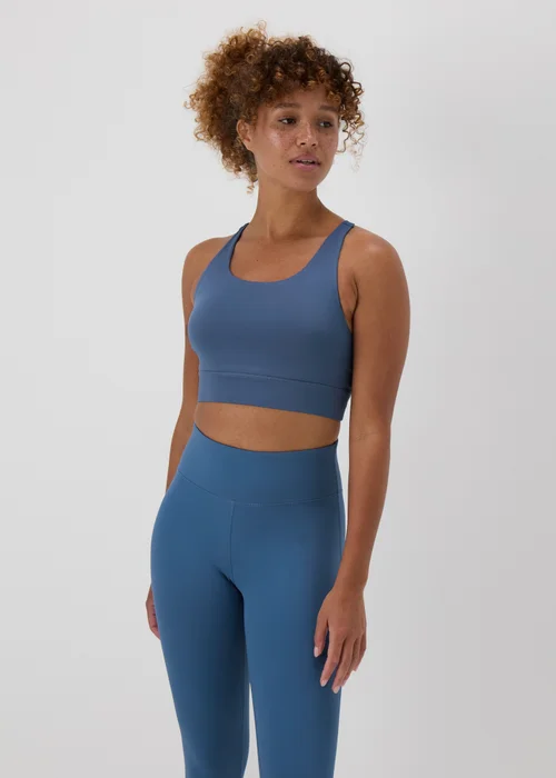 Souluxe Blue Sports Crop Top - Small Image 3