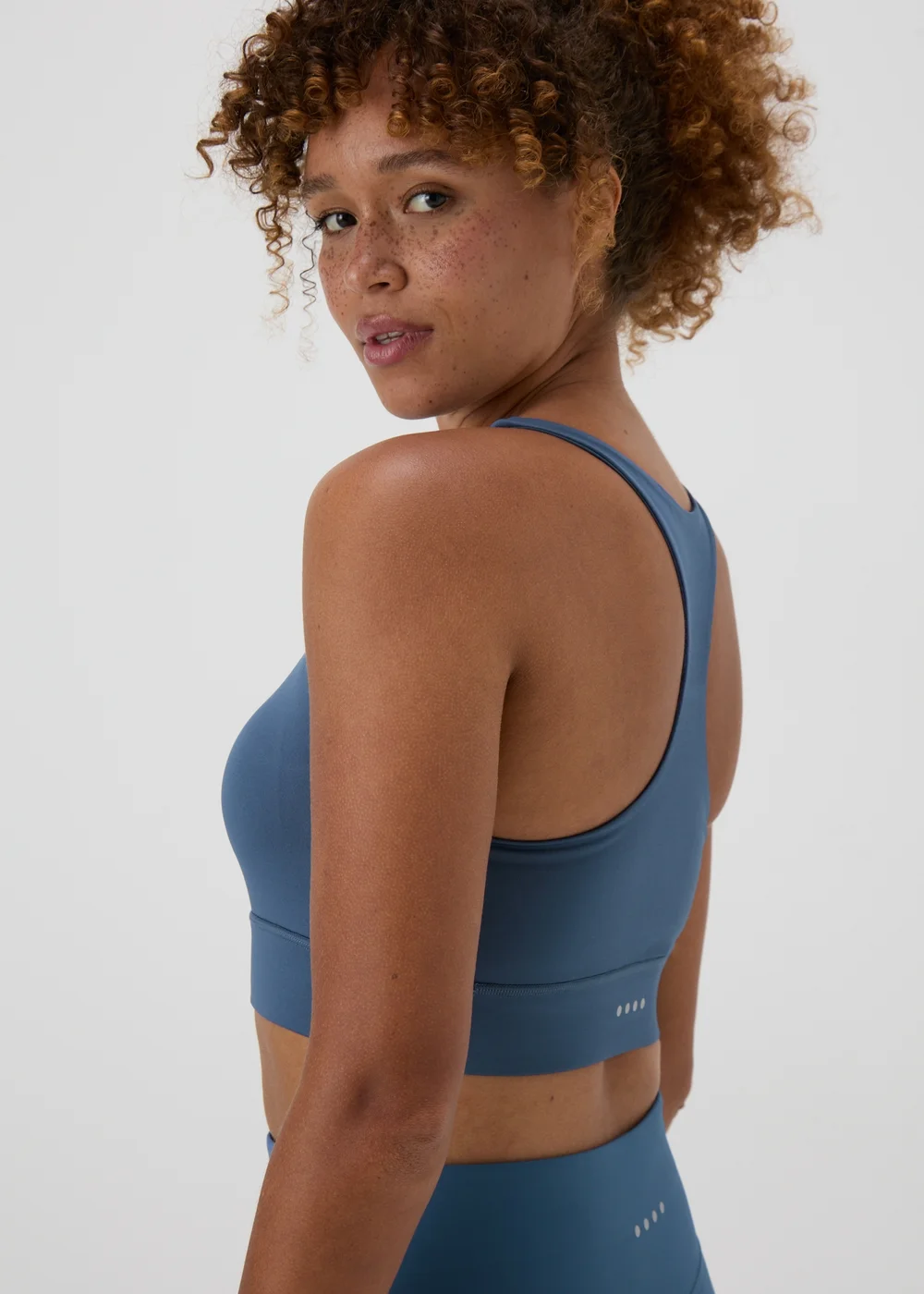 Souluxe Blue Sports Crop Top - Small Image 1