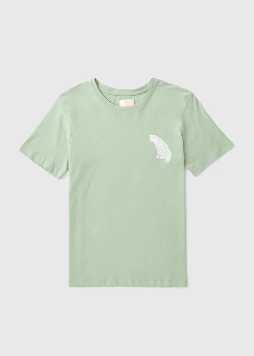 Green Leopard Pyjama T-Shirt - Extra small Image 4