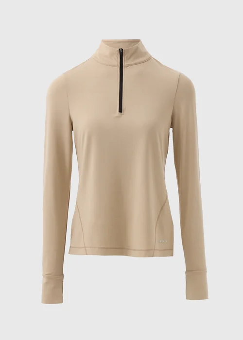 Souluxe Stone Half Zip Top - S Image 5