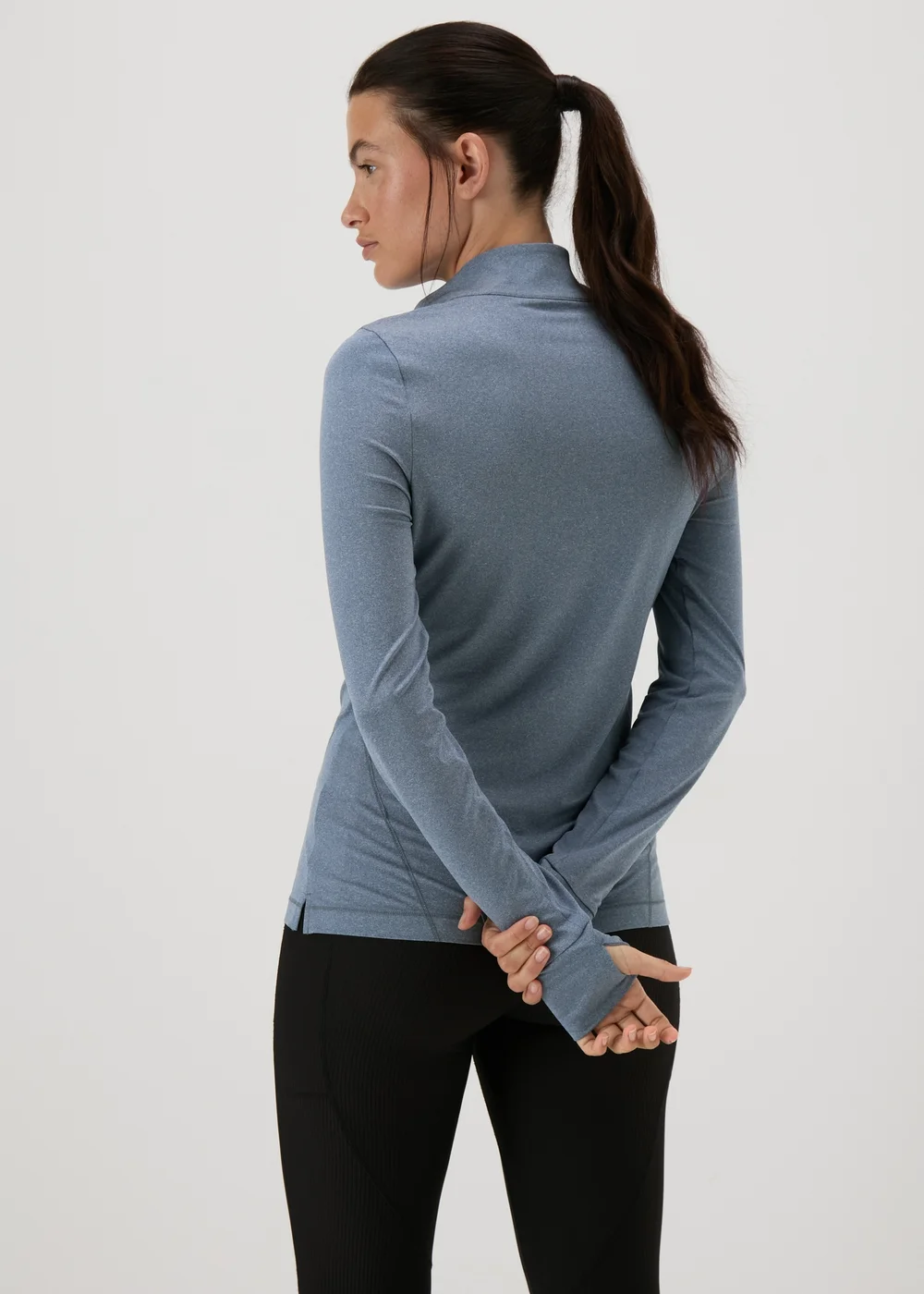 Souluxe Blue Half Zip Top - S Image 2