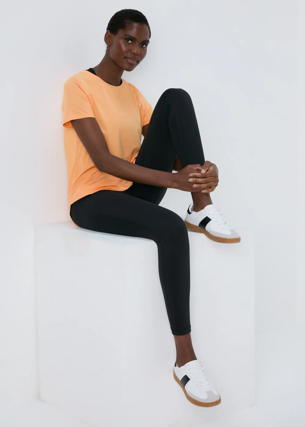 Souluxe Longline Orange T Shirt - S Image 4