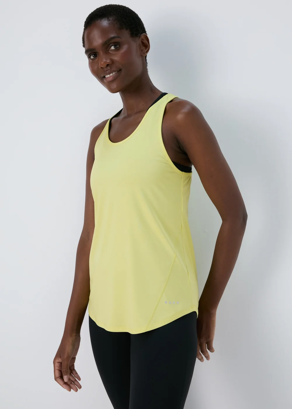 Souluxe Lime Mesh Detail Vest - S Image 1