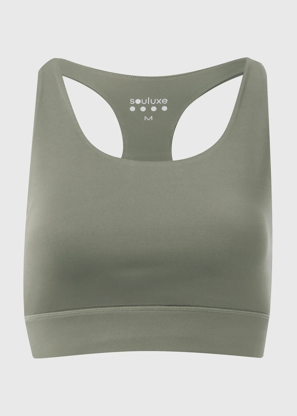 Khaki Basic Crop - Small Image 5