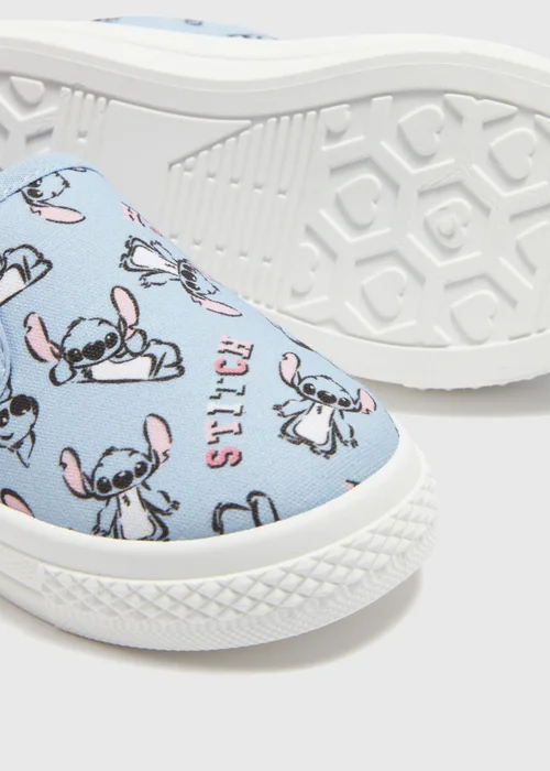 Disney Kids Blue Stitch Slip-On Shoes (Younger 4-12) - 6 Infant Image 2