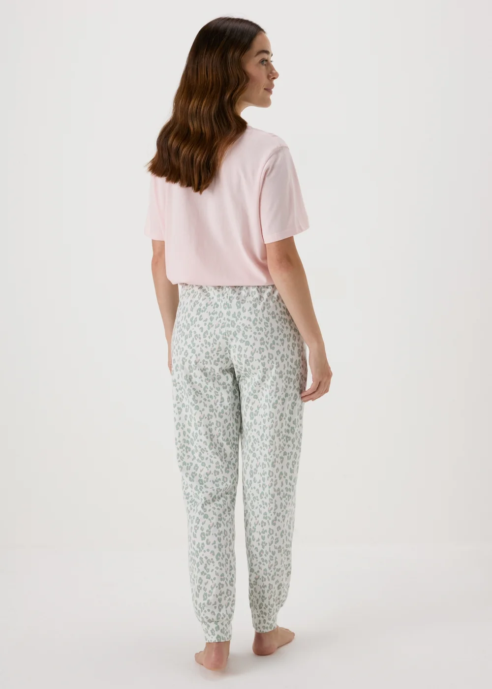Green Leopard Print Pyjama Bottoms - Extra small Image 2