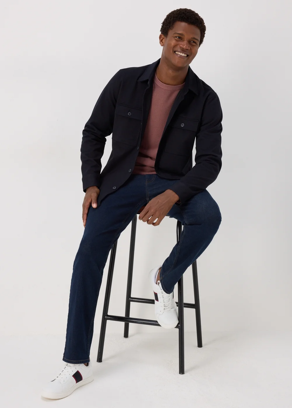 Pink Soft Touch Crew Neck Jumper - Small Image 4