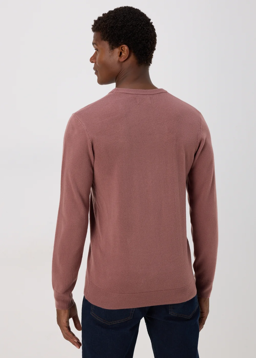 Pink Soft Touch Crew Neck Jumper - Small Image 2
