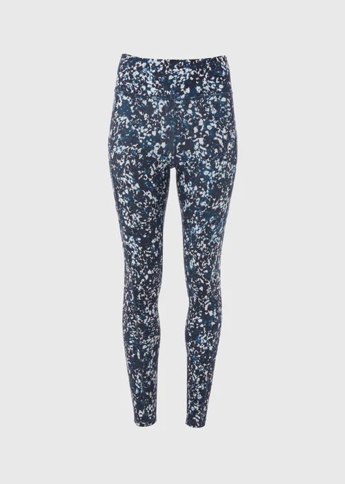 Souluxe Navy Slatter Print Leggings - 8 Image 5