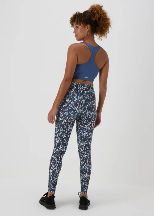 Souluxe Navy Slatter Print Leggings - 8 Image 2
