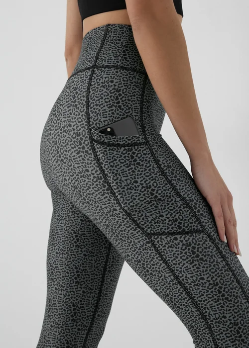 Souluxe Khaki Animal Print Leggings - 8 Image 3