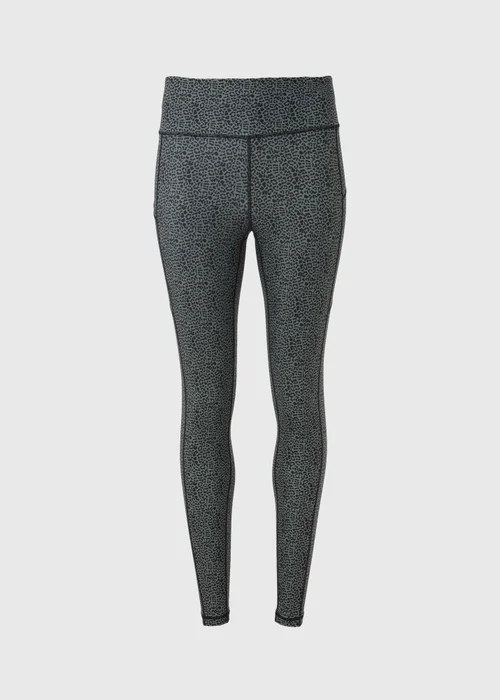 Souluxe Khaki Animal Print Leggings - 8 Image 5
