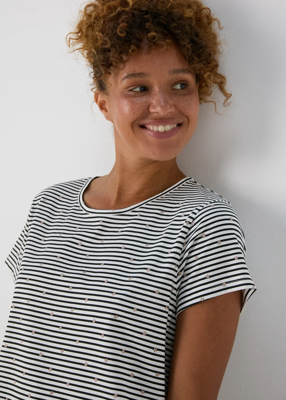 Black Stripe Star Nightie - Extra small Image 3