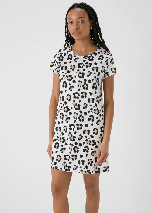 Cream Animal Print Nightie - Extra small Image 1