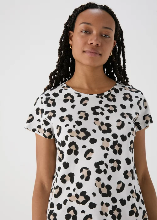 Cream Animal Print Nightie - Extra small Image 3