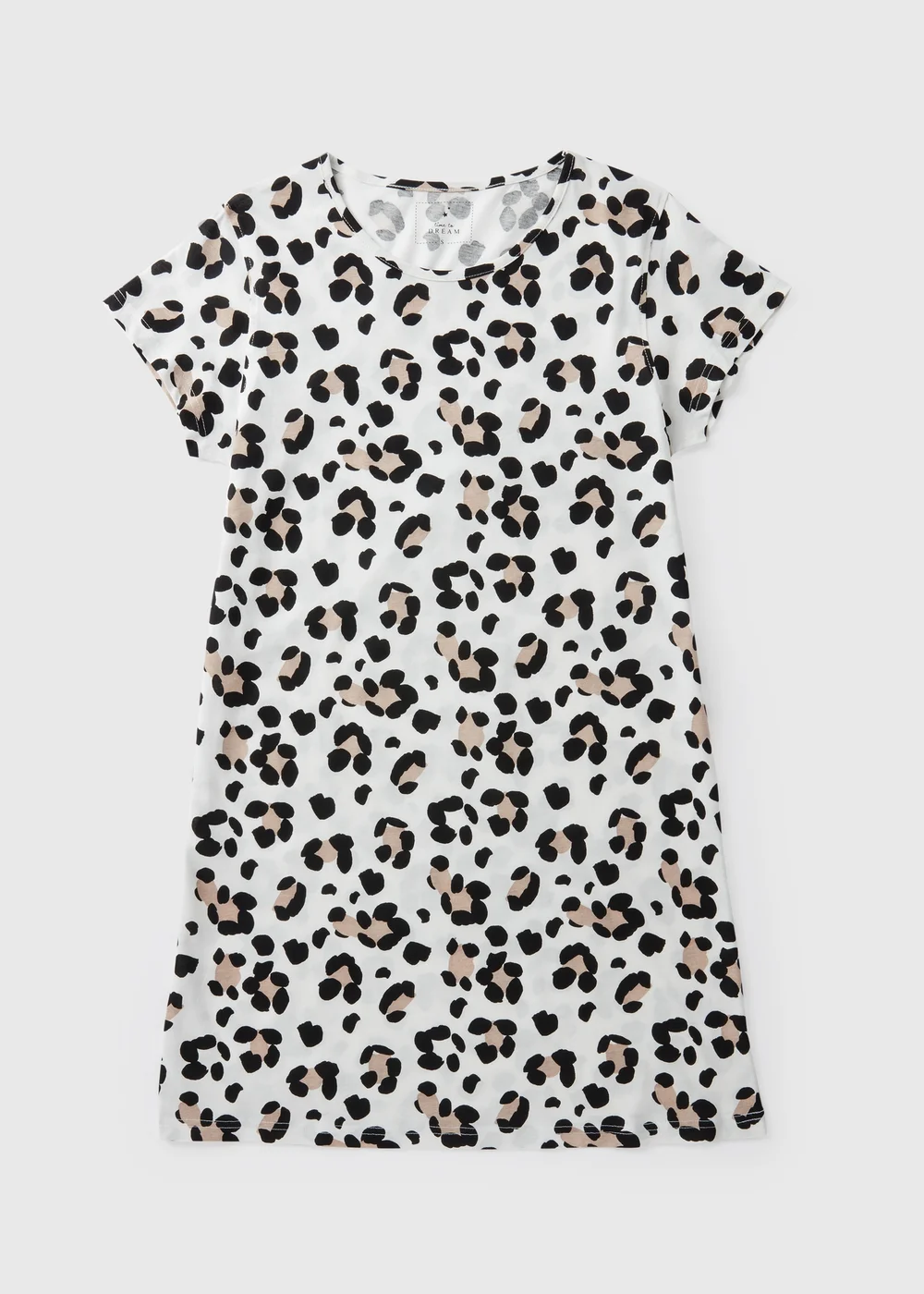 Cream Animal Print Nightie - Extra small Image 4