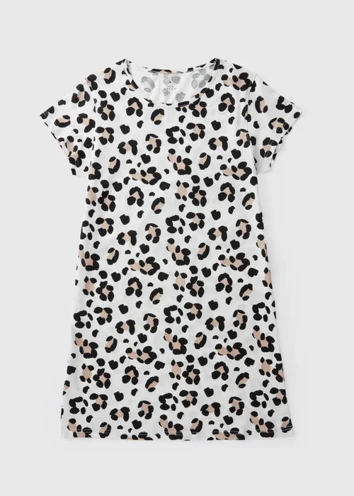 Cream Animal Print Nightie - Extra small Image 4