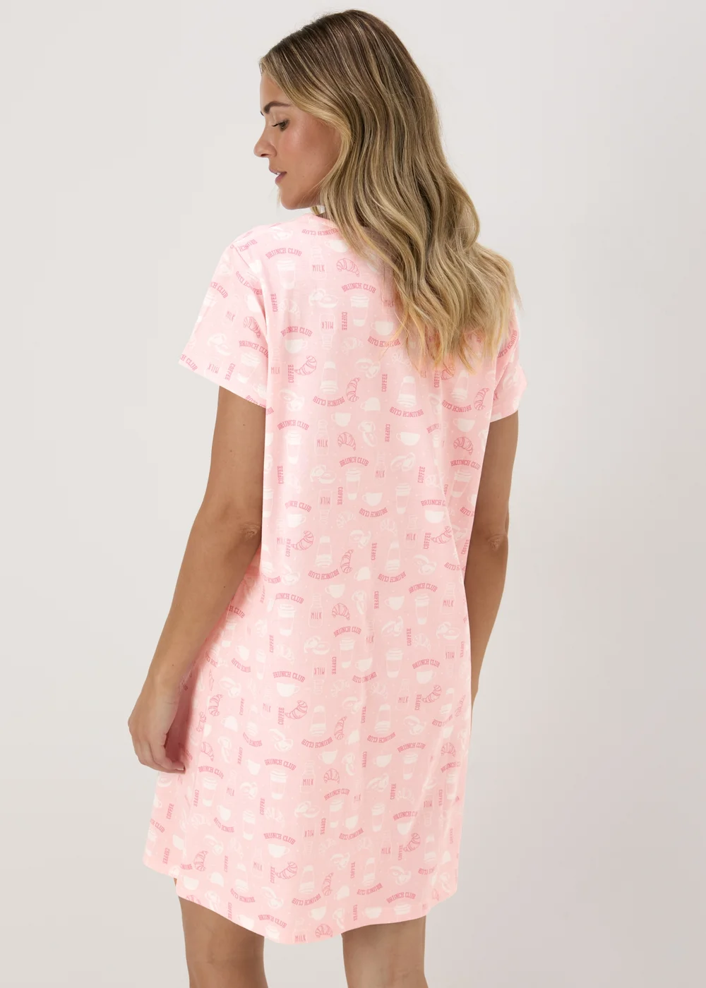 Pink Brunch Club Nightie - Extra small Image 2
