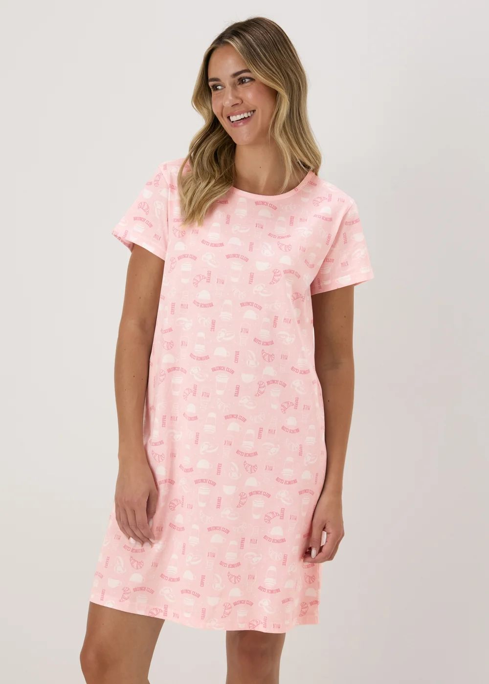 Pink Brunch Club Nightie - Extra small Image 1