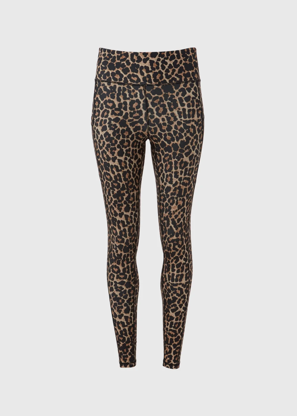 Souluxe Brown Animal Print Leggings - 8 Image 5