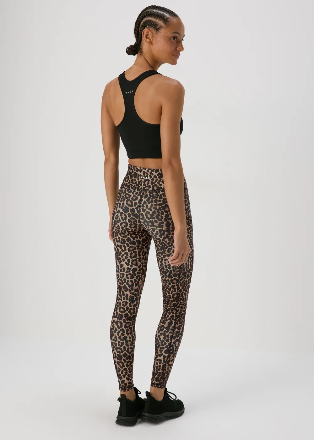 Souluxe Brown Animal Print Leggings - 8 Image 2