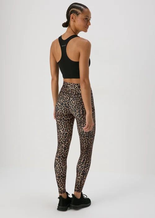 Souluxe Brown Animal Print Leggings - 8 Image 2