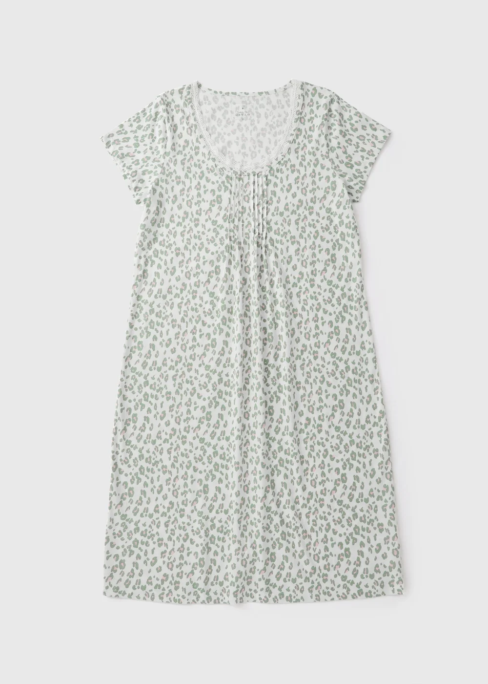 Green Animal Print Lace Nightie - Extra small Image 4