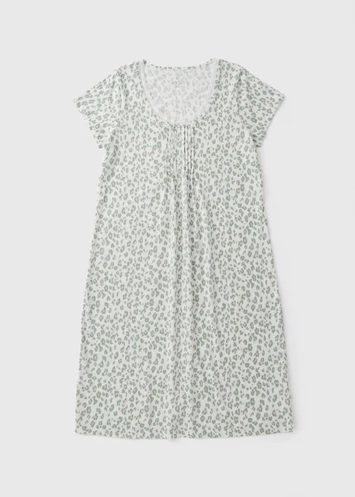 Green Animal Print Lace Nightie - Extra small Image 4