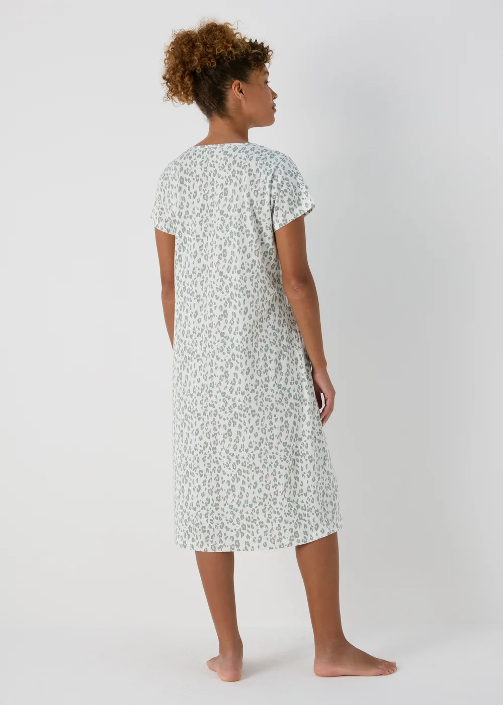 Green Animal Print Lace Nightie - Extra small Image 2