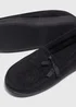 Black Full Velour Slippers - Size 3 Image 2