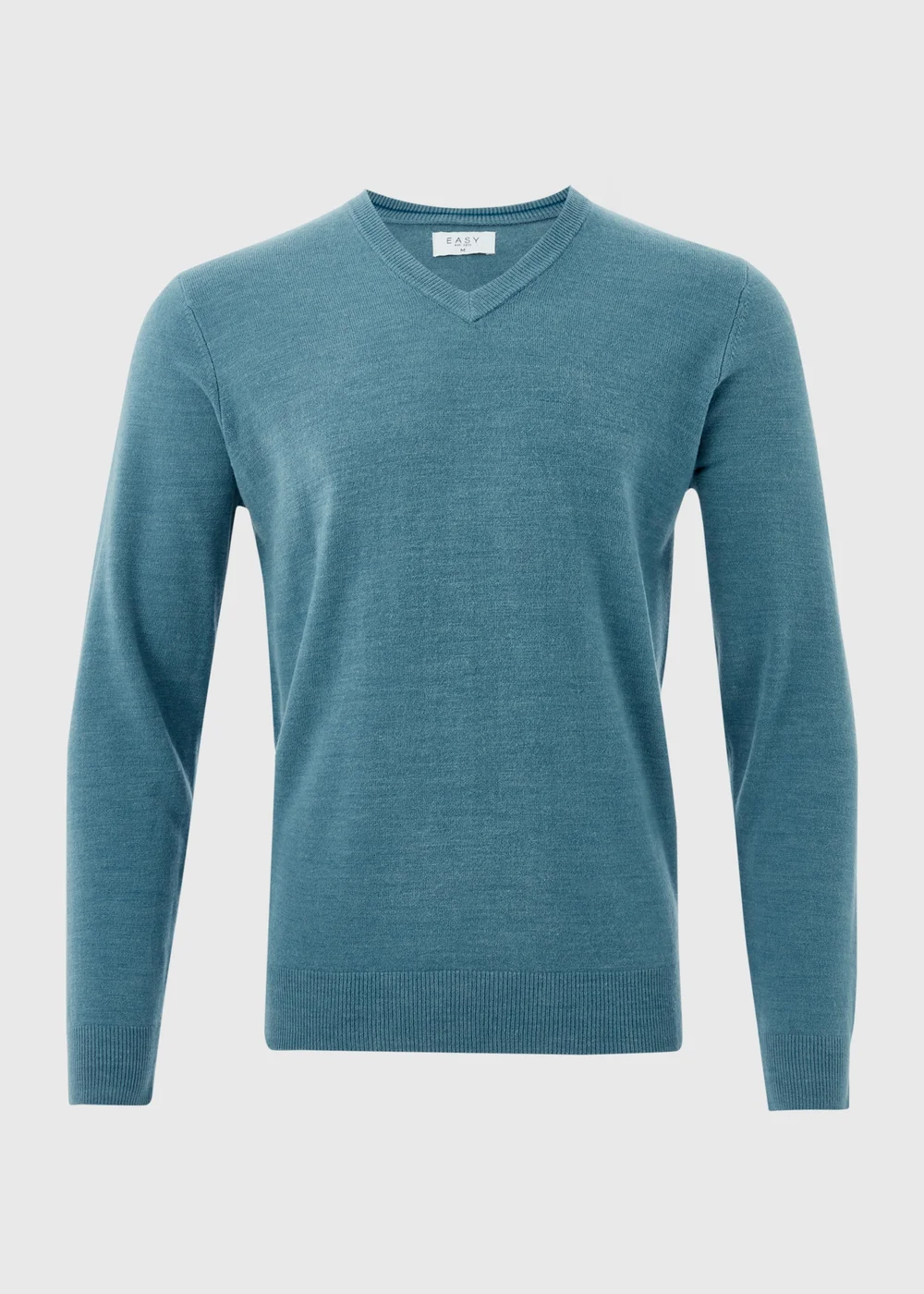 Blue Soft Touch V-Neck Jumper - S Image 5