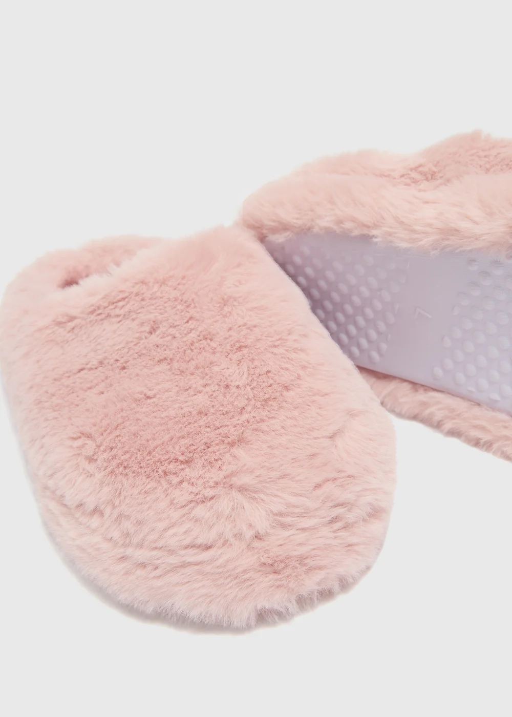 Pink Mule Slippers - Small Image 2