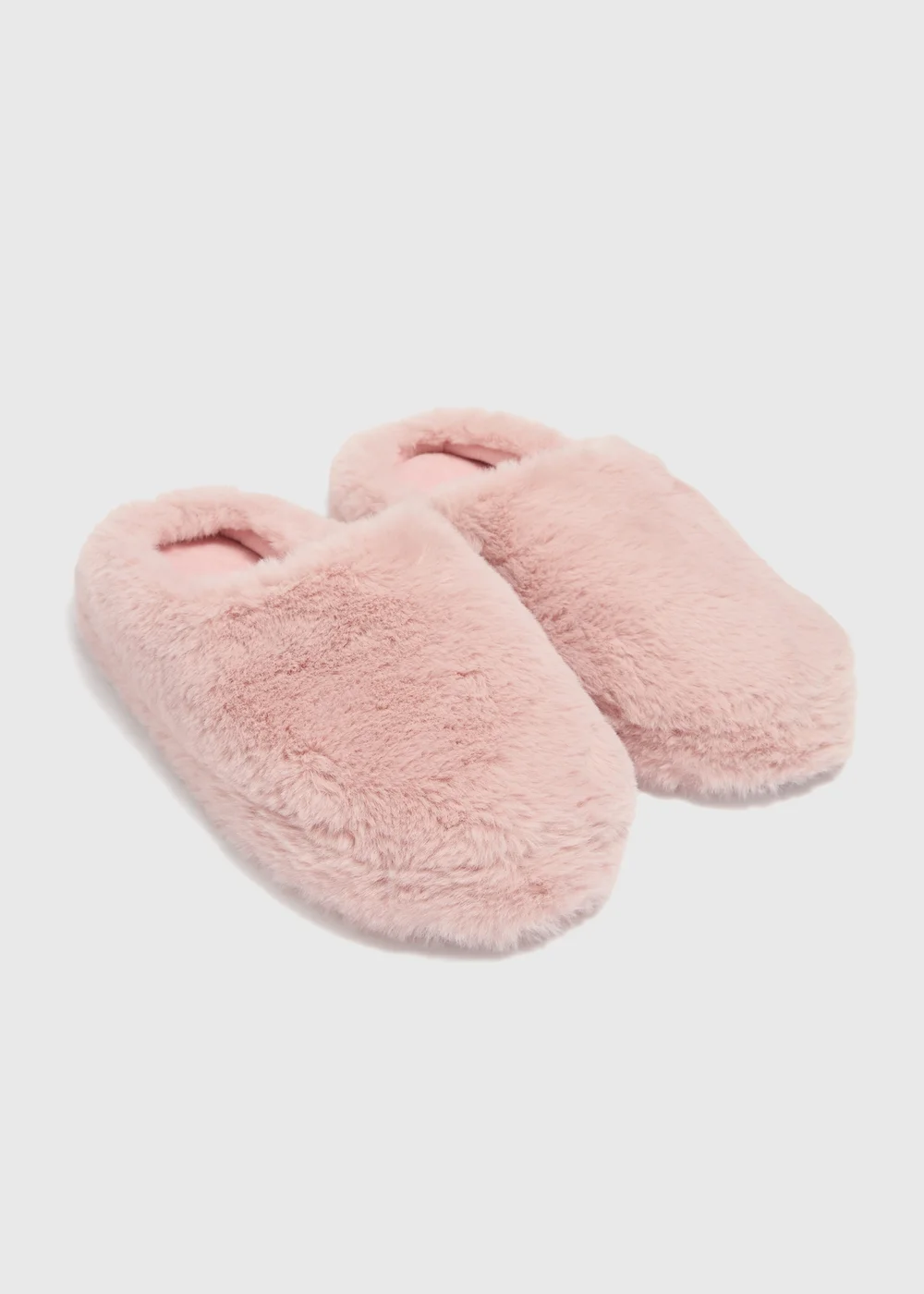 Pink Mule Slippers - Small Image 1