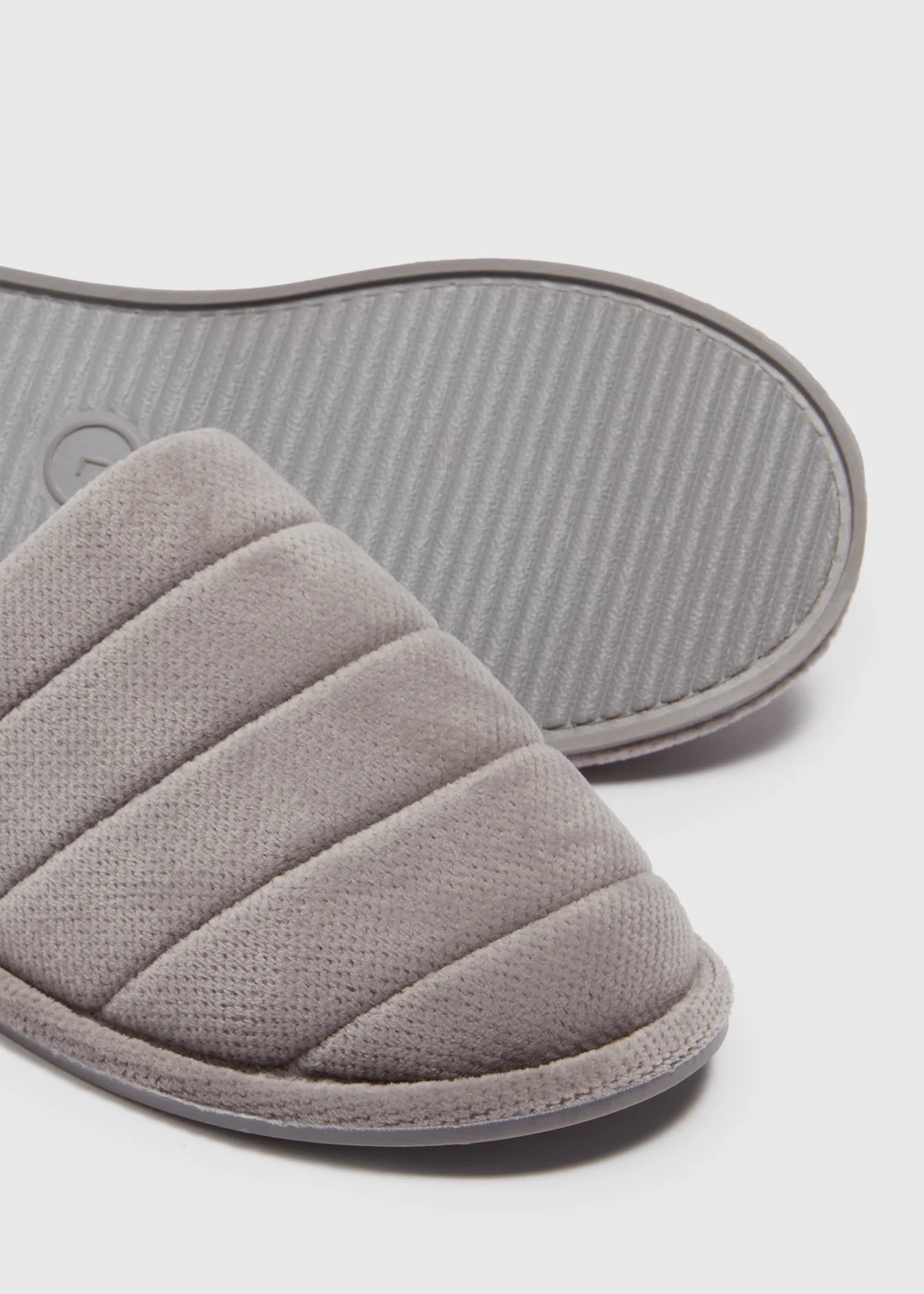 Grey Mule Slipppers - S Image 2