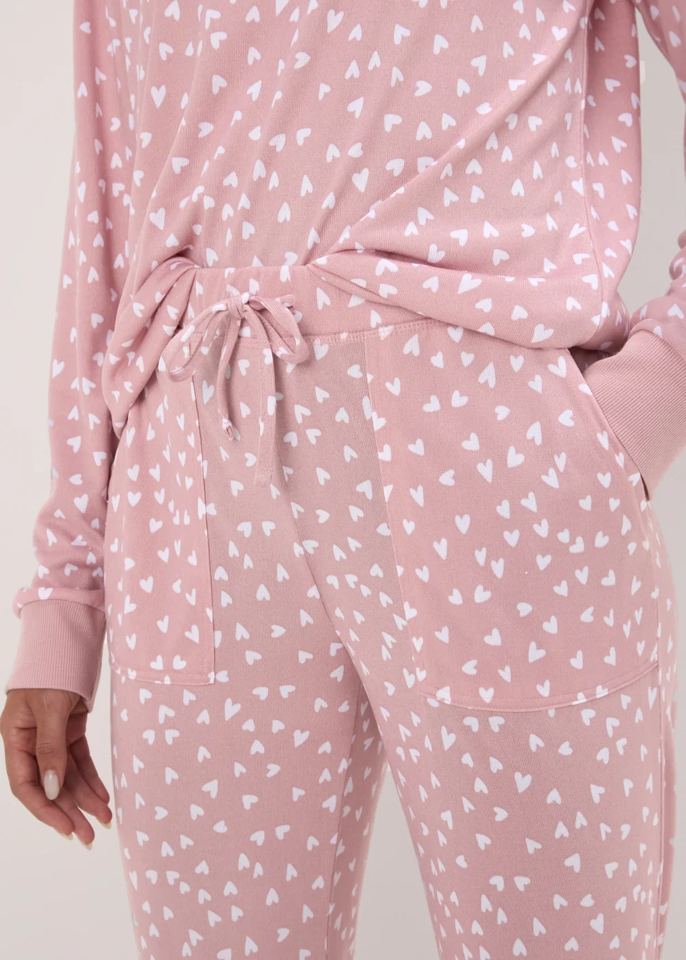 Pink Heart Pyjama Set - Extra small Image 3