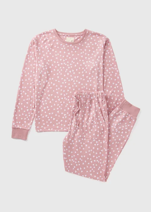 Pink Heart Pyjama Set - Extra small Image 4